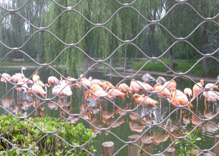 316 Ferrule Stainless Steel Bird Mesh Weather Resistant For Black Oxide Zoo Wire Mesh
